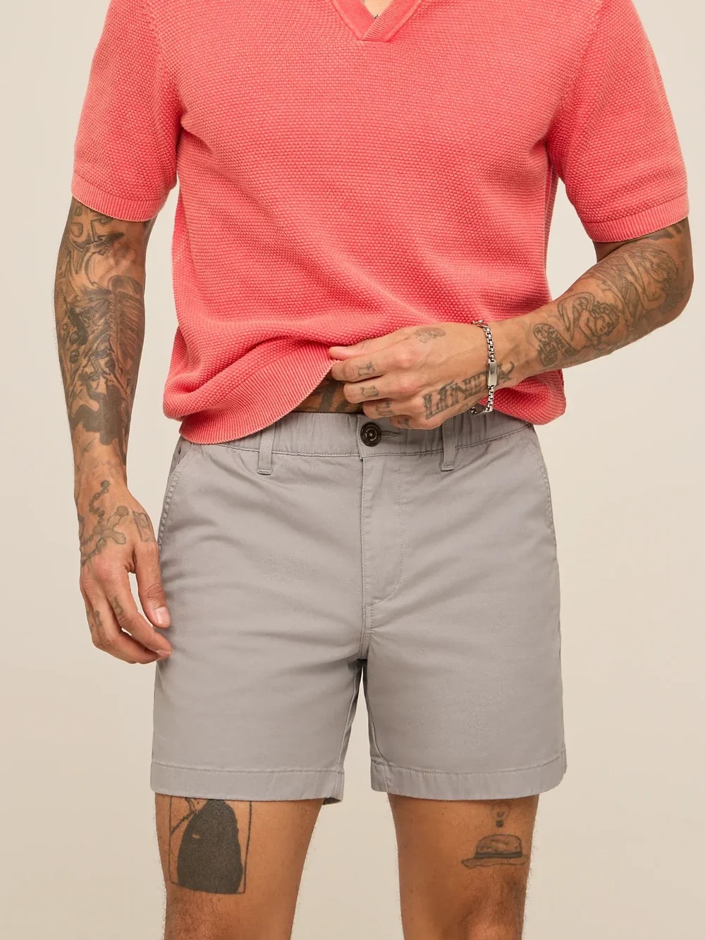 Chubbies Men's Chino Shorts Steel Gray Size XL